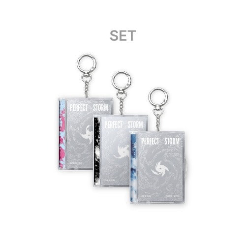 TXT PERFECT STORM Photocard Case 3 Ver. Set met Weverse POB