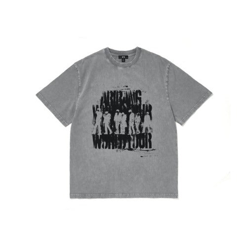 BTS WORLD TOUR ‘ARIRANG’ 2nd Drop – S/S PHOTO T-SHIRT (GRAY) K-pop merchandise