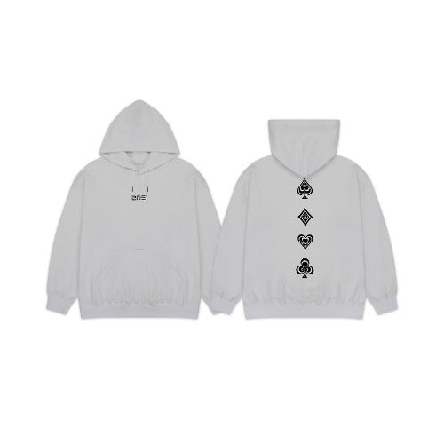 2NE1 WELCOME BACK Graphic Hoodie in grijs