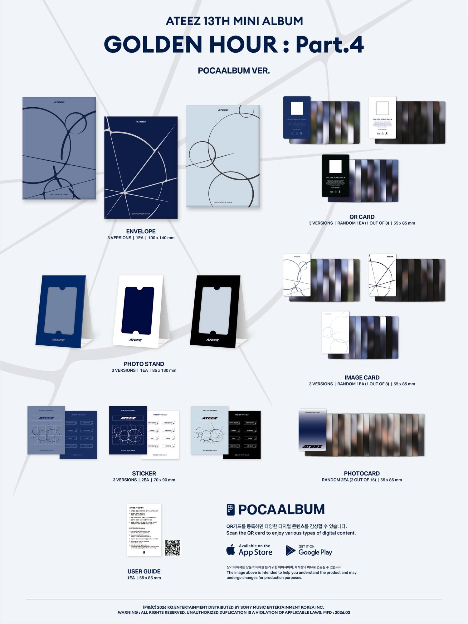 ATEEZ - GOLDEN HOUR : Part.4 (POCAALBUM Ver.)