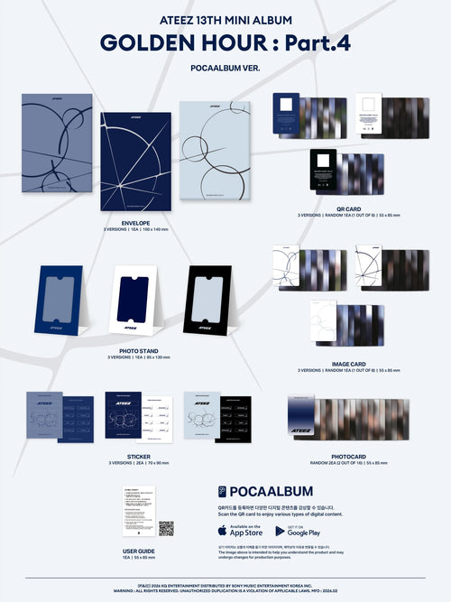 ATEEZ - GOLDEN HOUR : Part.4 (POCAALBUM Ver.)