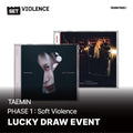 TAEMIN PHASE I : SOFT VIOLENCE JEWEL VER. 2-Version Set (SILENT + BRUTAL) K-pop album