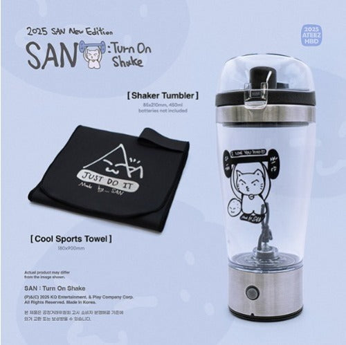 ATEEZ SAN TURN ON SHAKE 2025 Birthday MD merchandise set