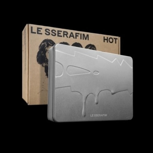 LE SSERAFIM - [HOT] (5TH MINI ALBUM) TIN CASE VER. - K-pop product