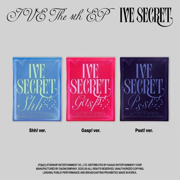 IVE - IVE SECRET (Standard Ver.)