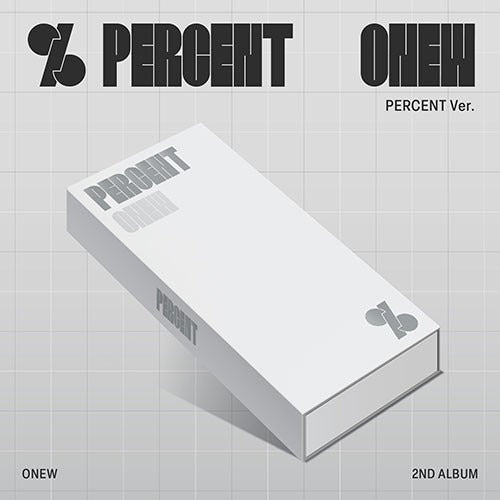 ONEW - 2ND ALBUM [PERCENT] (PERCENT VER.) - K-pop product