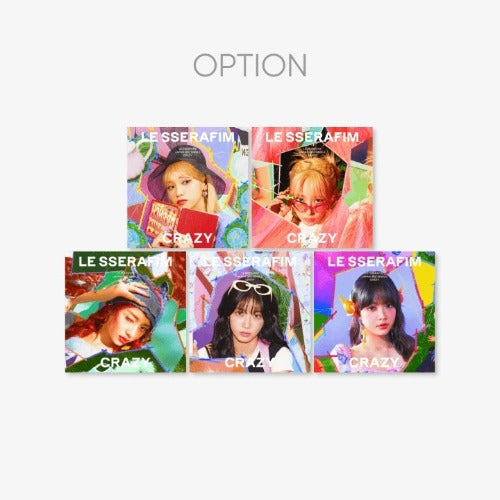 LE SSERAFIM CRAZY Japan 3rd Single Member Solo Jacket Edition