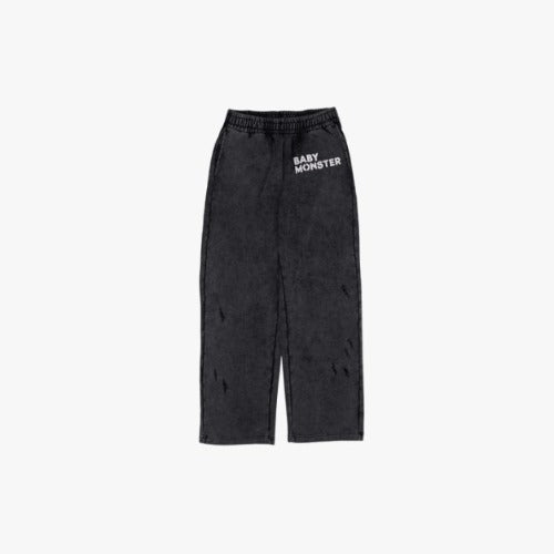 BABYMONSTER HELLOMONSTERS Sweat 2-Way Pants in charcoal