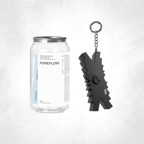 LE SSERAFIM - 2ND STUDIO ALBUM 'PUREFLOW' PT.1 (MINI CAMERA VER.) BLACK VER. - K-pop product