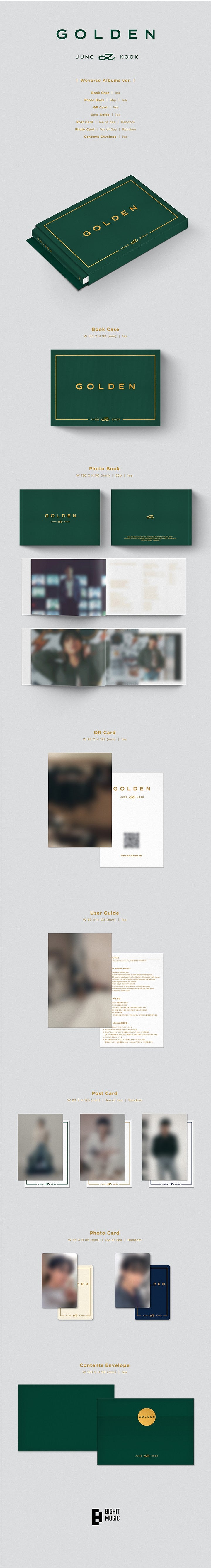 Jung Kook GOLDEN album inhoud