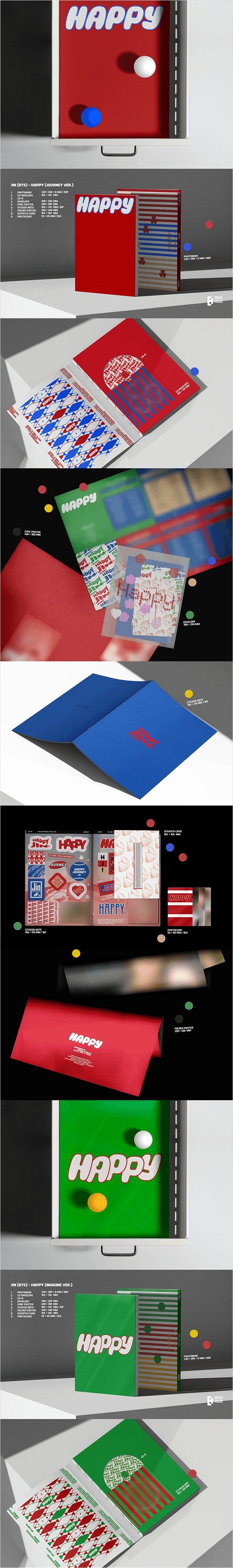 JIN HAPPY album - inhoud en uitvoeringen