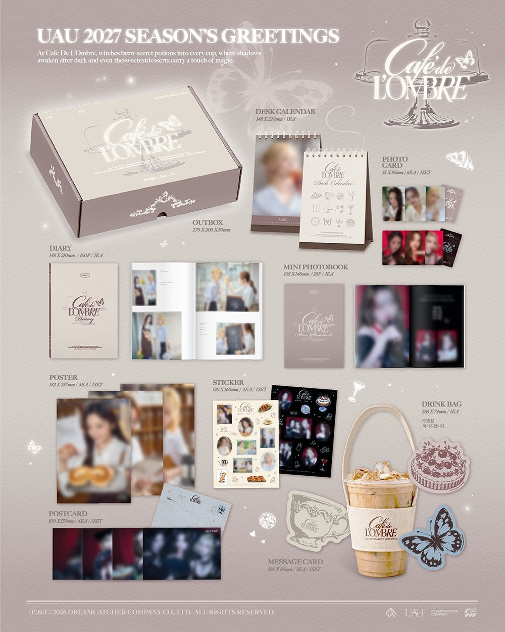 Inhoud en POB van UAU 2027 Season's Greetings