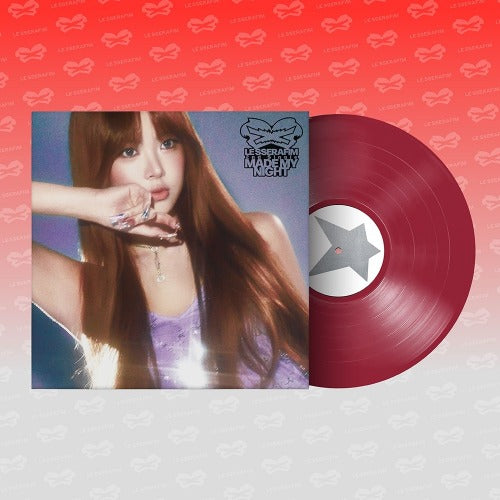 LE SSERAFIM 2ND SINGLE ALBUM 'MADE MY NIGHT' Vinyl K-pop album