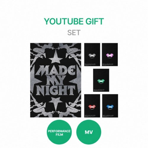 LE SSERAFIM 2ND SINGLE ALBUM 'MADE MY NIGHT' COMPACT VER. 5-Version Set K-pop album