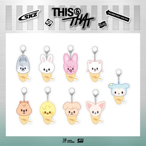 STRAY KIDS - THIS & THAT - PLUSH KEYRING ICECREAM VER.