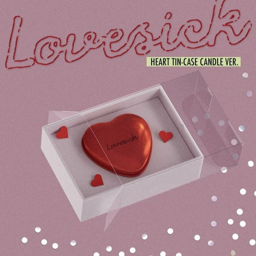 CHAERYEONG Lovesick HEART TIN-CASE CANDLE Ver. albumcover