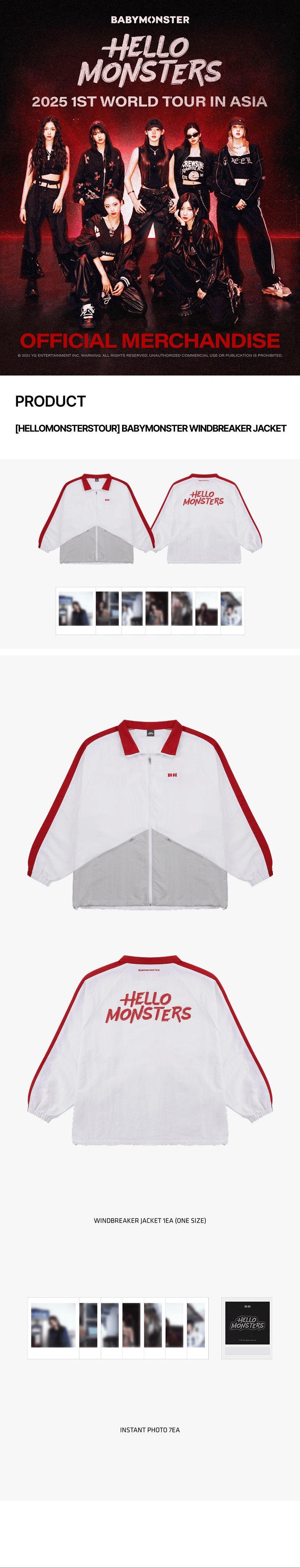 BABYMONSTER Windbreaker Jacket productdetails