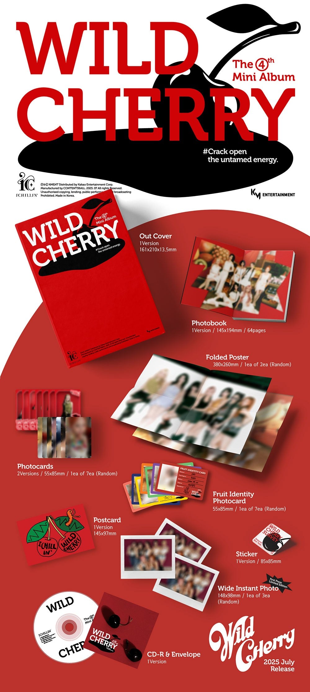 ICHILLIN' WILD CHERRY albuminhoud