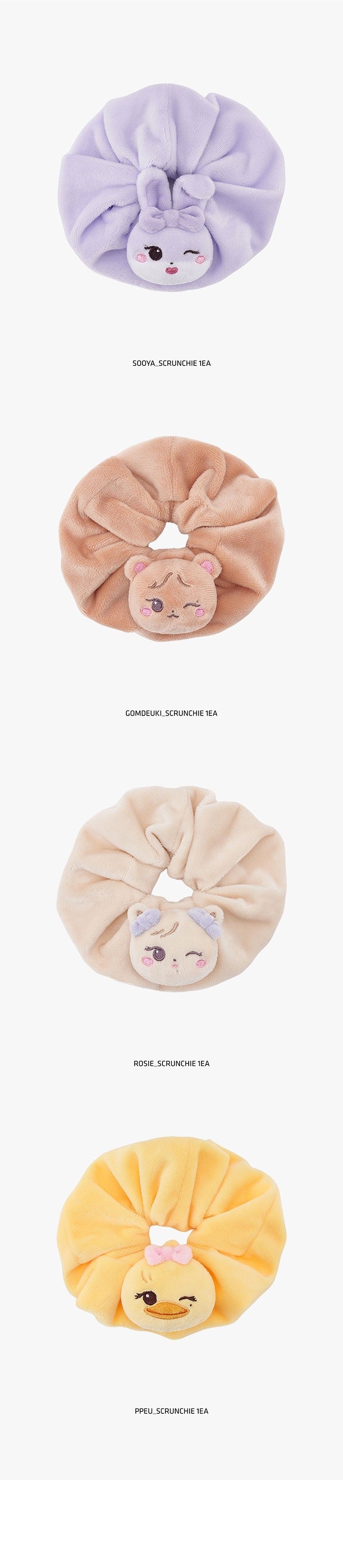 BLACKPINK Character Light Stick Plush Scrunchie details