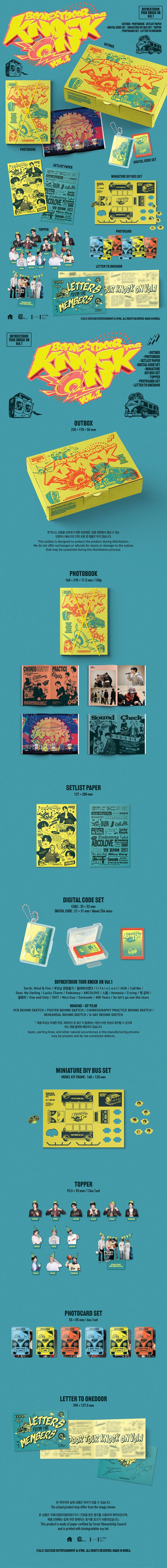 BOYNEXTDOOR TOUR 'KNOCK ON Vol.1' K-pop merchandise - afbeelding 2
