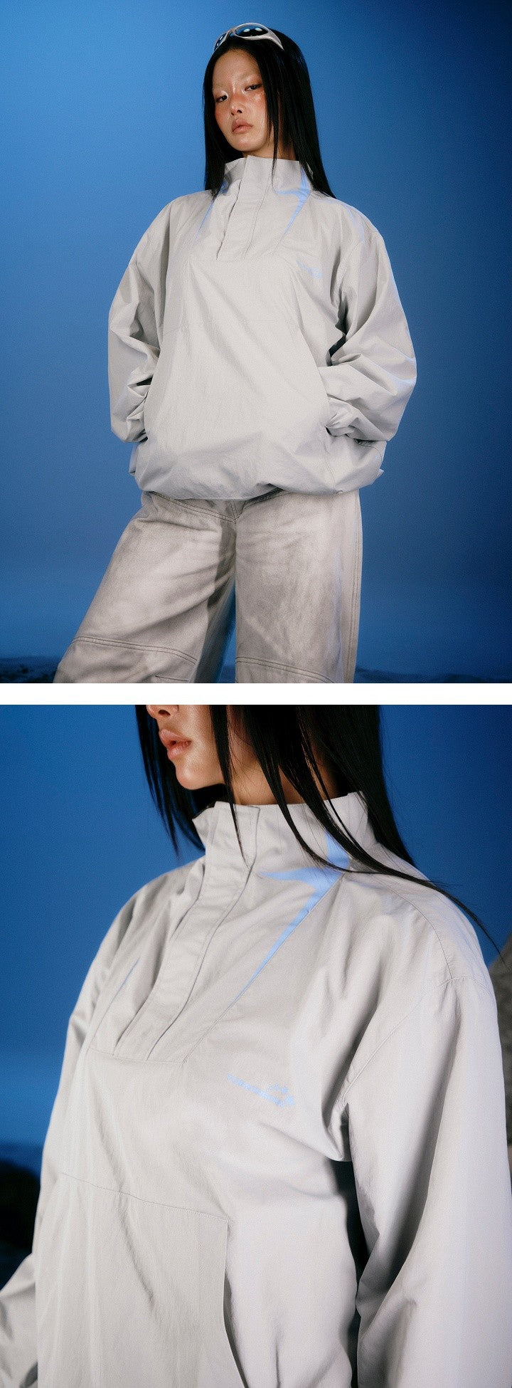 TXT ACT : TOMORROW Anorak Jumper materiaal en pasvorm