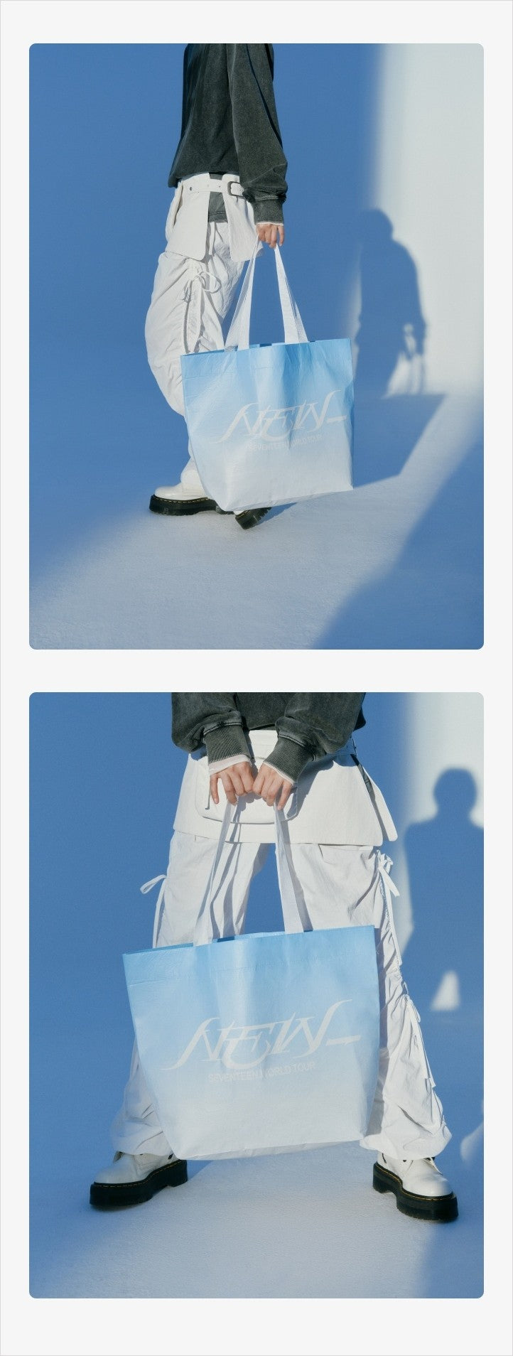 SEVENTEEN [NEW_] Shopper Bag afmetingen en materiaal