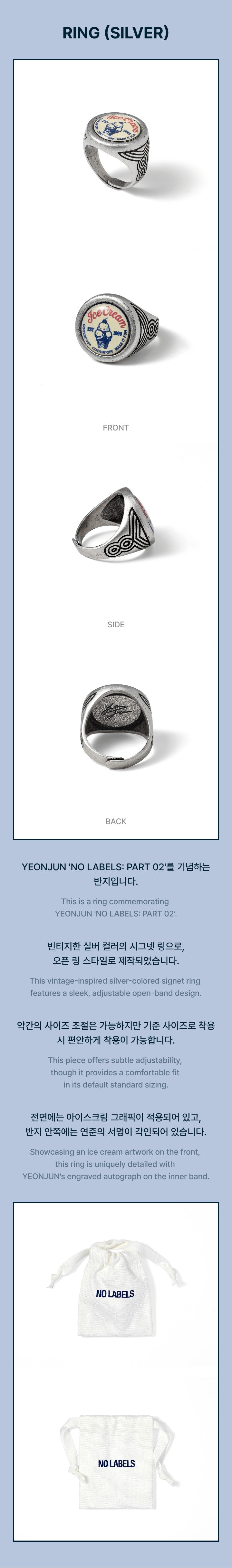 Ship From 15th/SEP - NO LABES PART 02 - RING (SILVER)