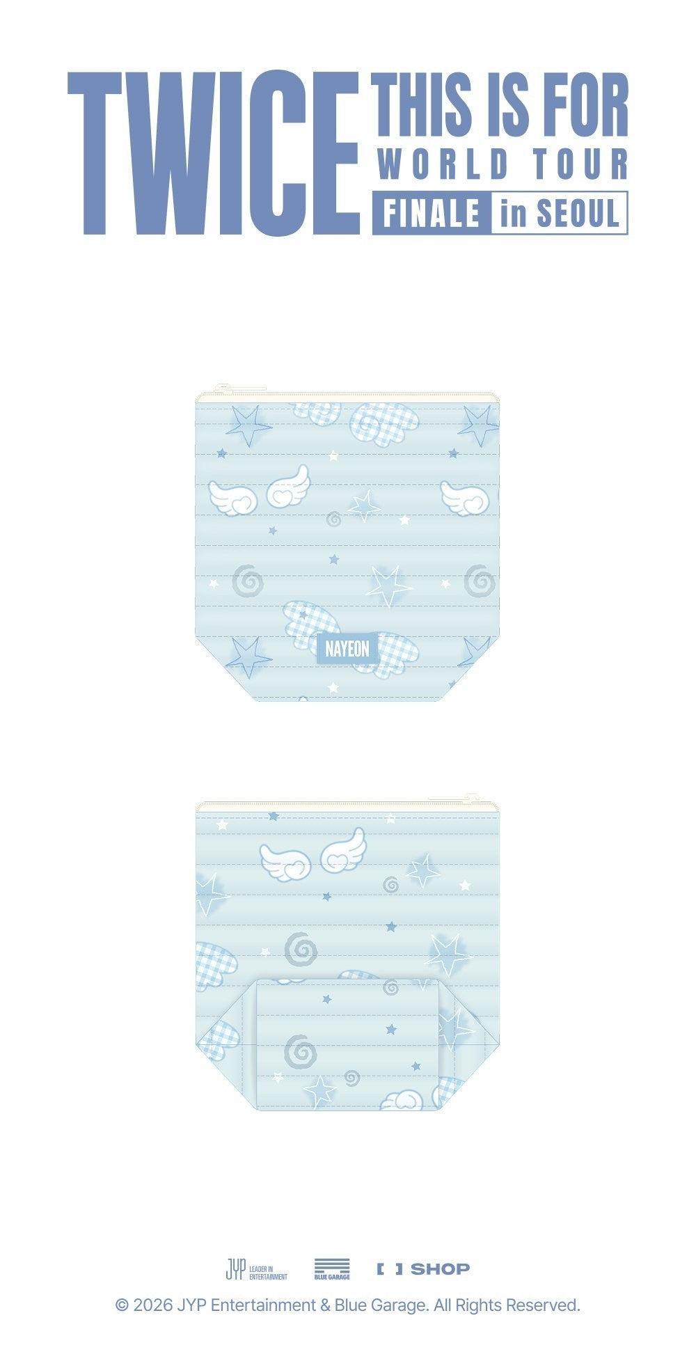 TWICE - 2026 THIS IS FOR - NAYEON QUILTED POUCH