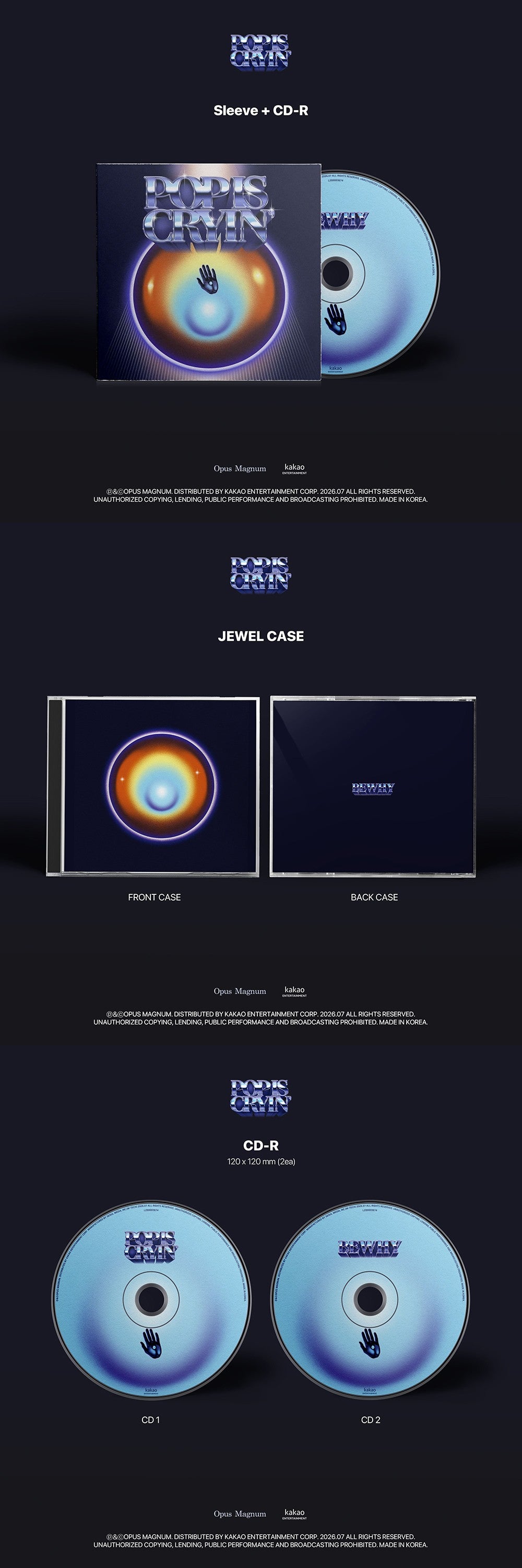 BEWHY - EP [POP IS CRYIN'] (CD)