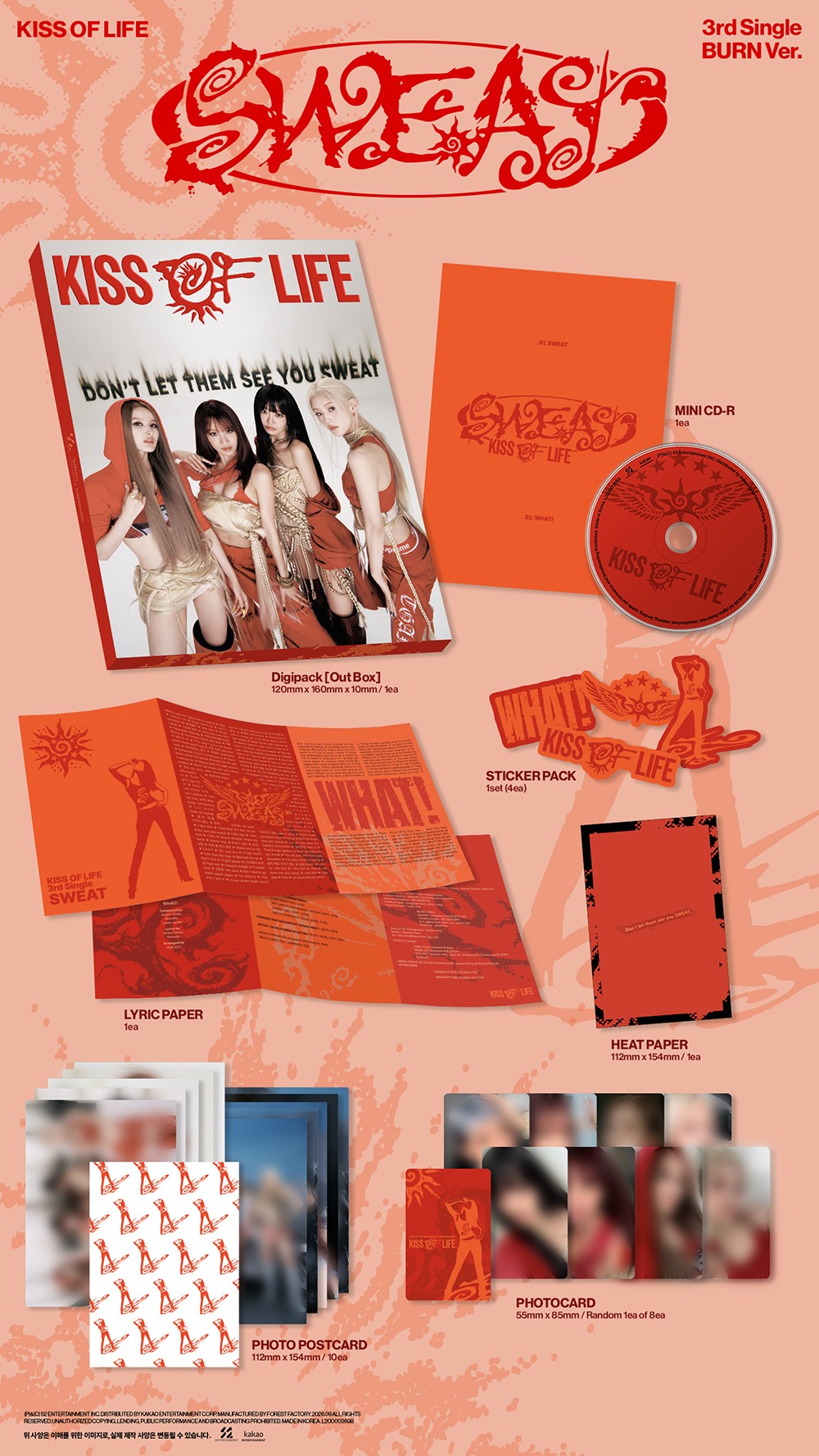 KISS OF LIFE - 3RD SINGLE [SWEAT]
