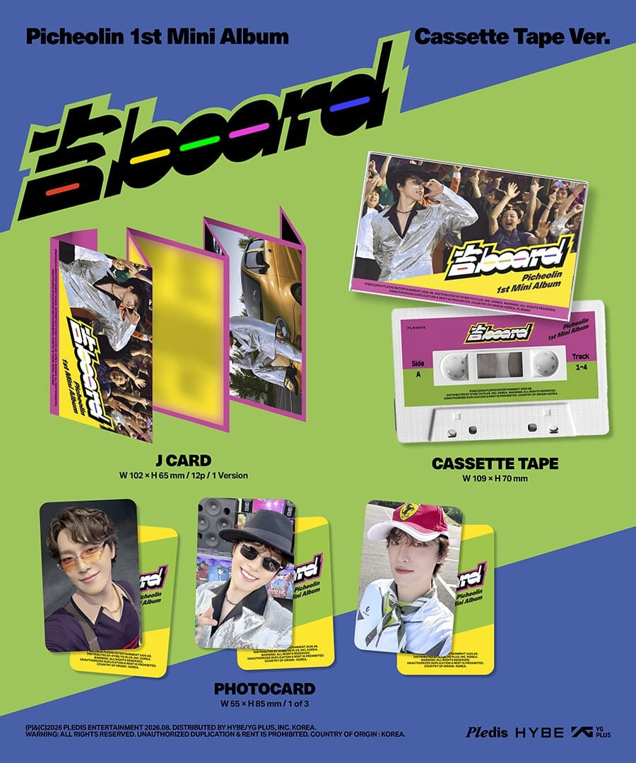 PICHEOLIN - 1ST MINI ALBUM '吉BOARD(GILBOARD)' (CASSETTE VER.)
