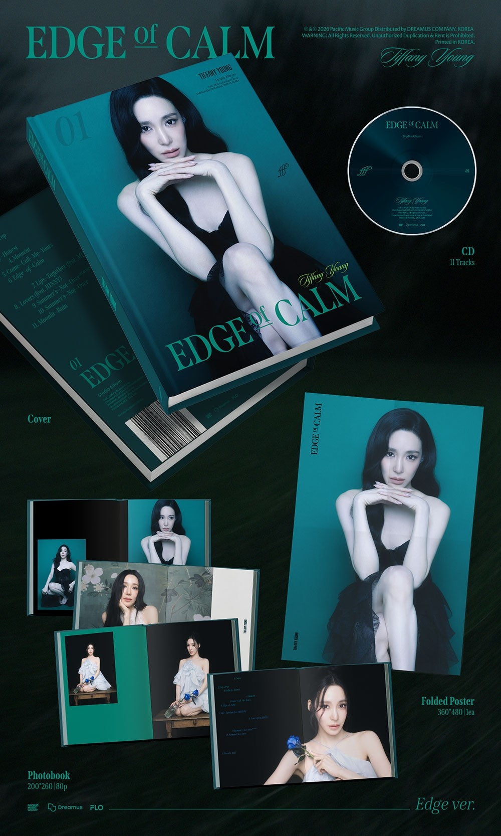 TIFFANY YOUNG - 1ST ALBUM EDGE OF CALM (EDGE VER.)