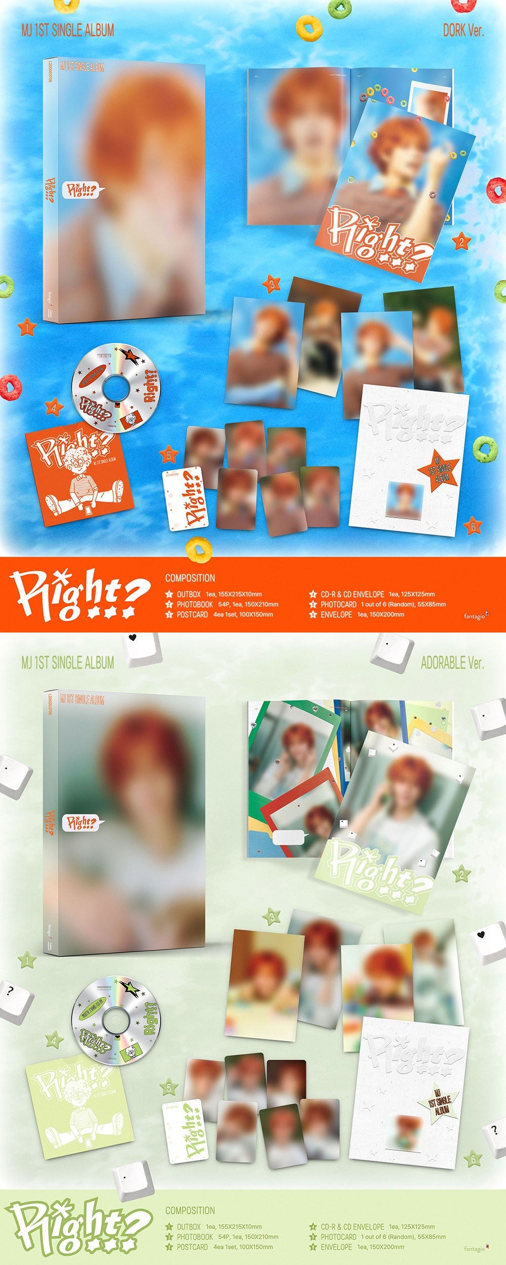 MJ - SINGLE ALBUM [RIGHT..?] (Photobook)