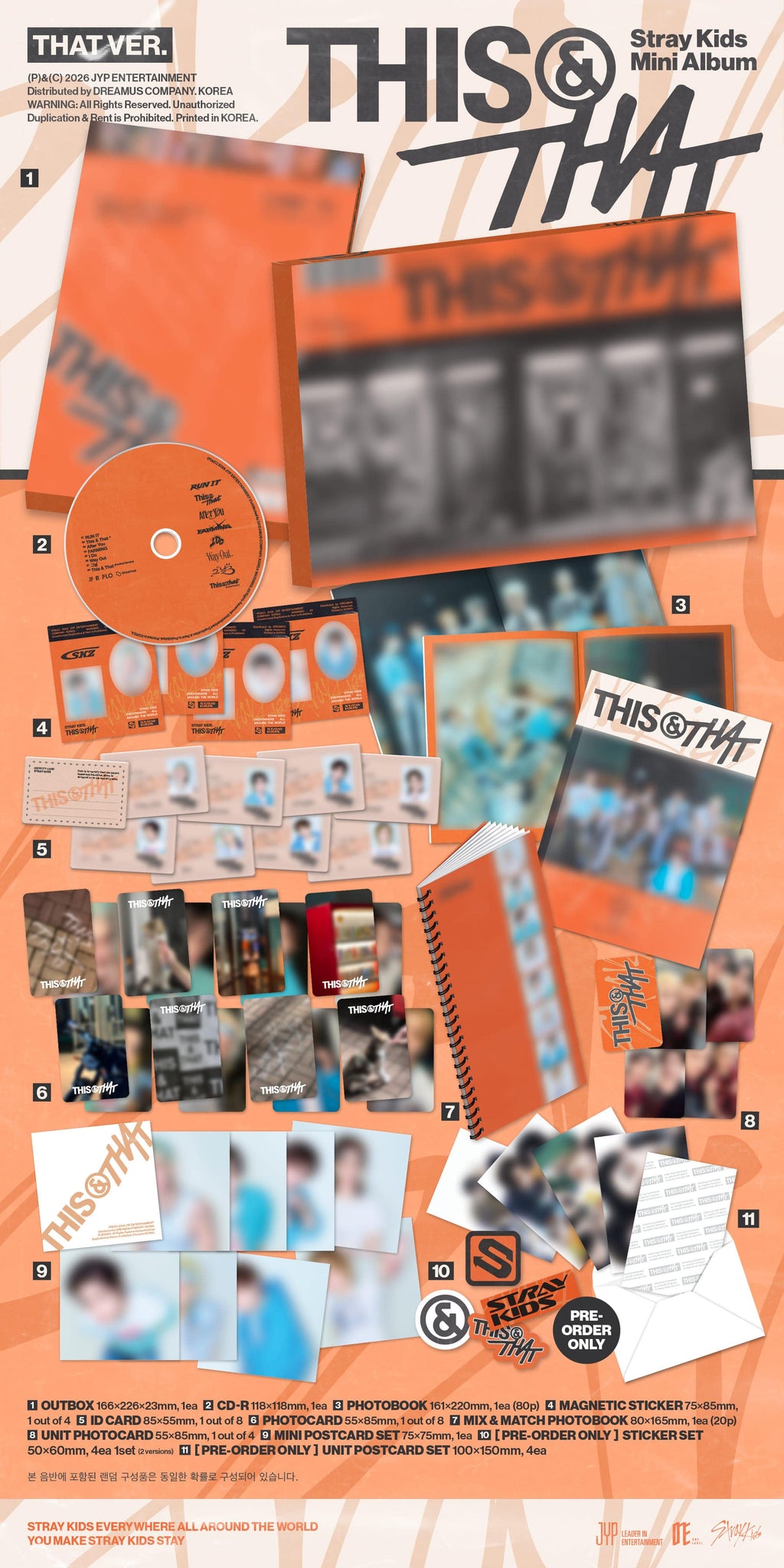 STRAY KIDS - [SOUND WAVE LUCKY DRAW] [STRAY KIDS] THIS & THAT (2EA 1SET) (Photobook)