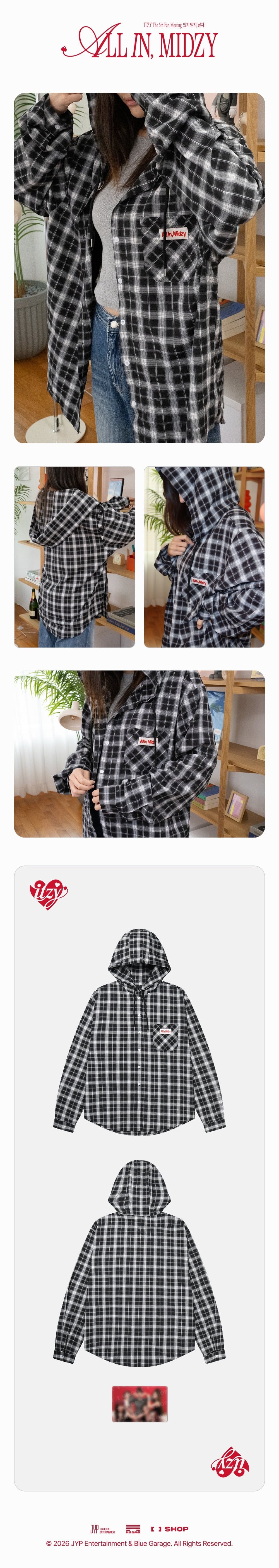 ITZY - ALL IN, MIDZY - HOODIE SHIRT
