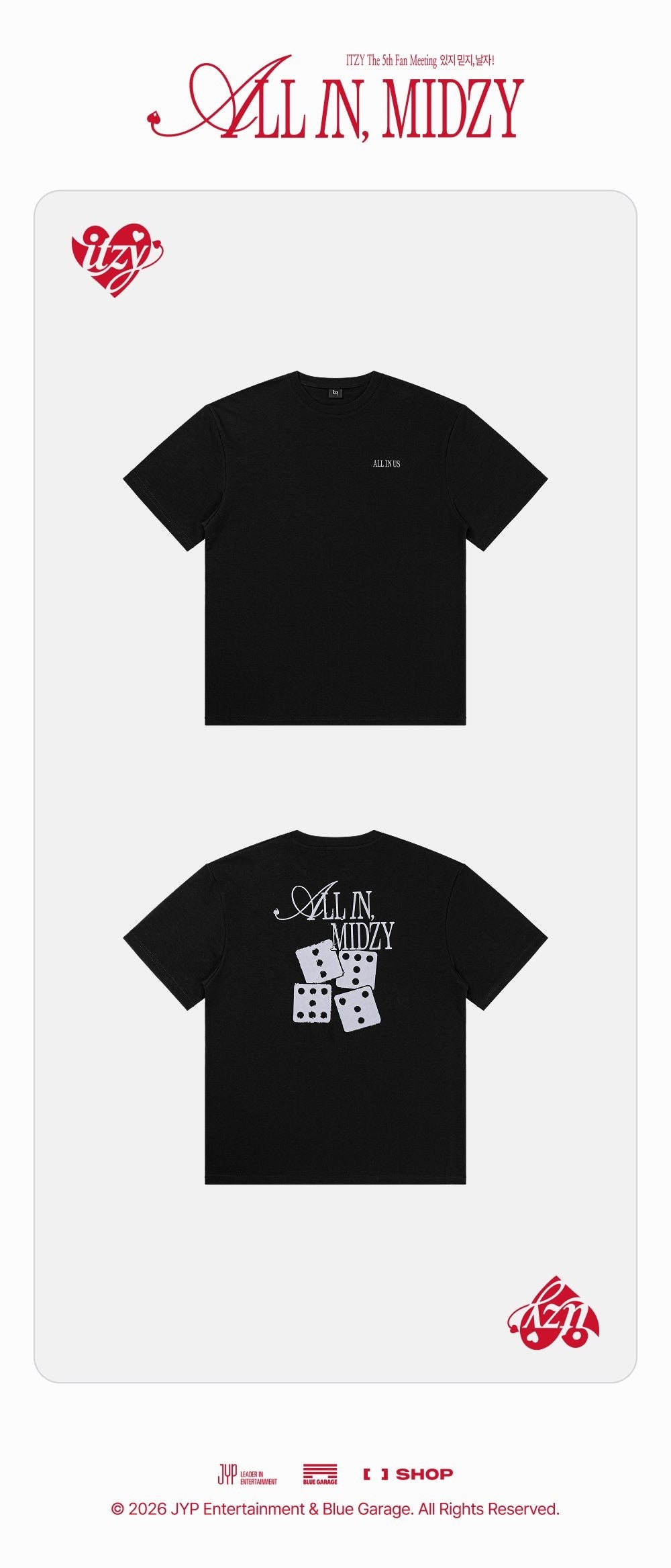 ITZY - ALL IN, MIDZY - T-SHIRT