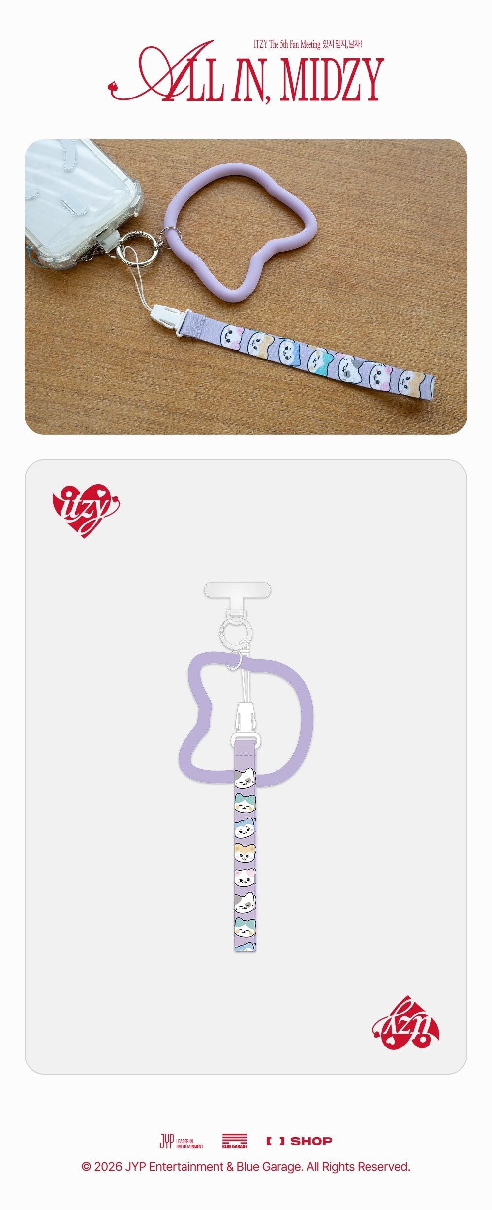 ITZY - ALL IN, MIDZY - SILICONE MULTI RING