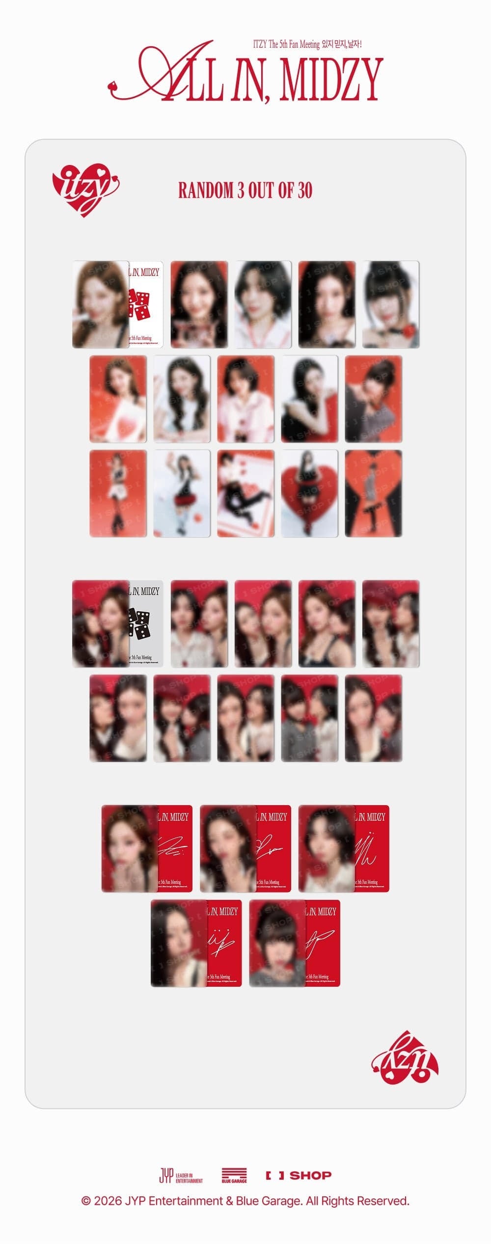 ITZY - ALL IN, MIDZY - TRADING CARD