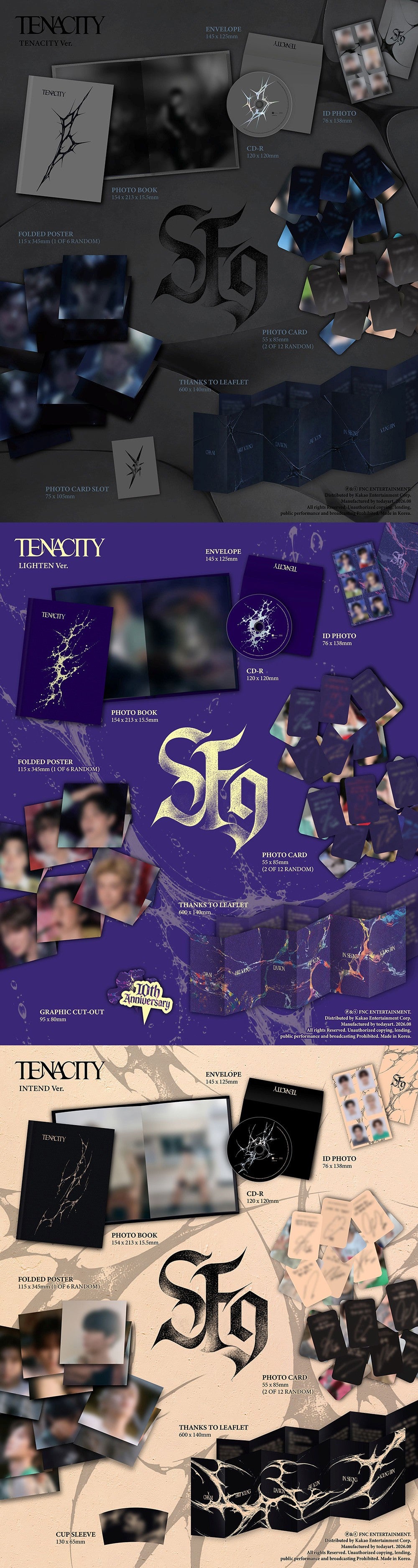 SF9 - 2ND ALBUM [TENACITY] (Photobook)