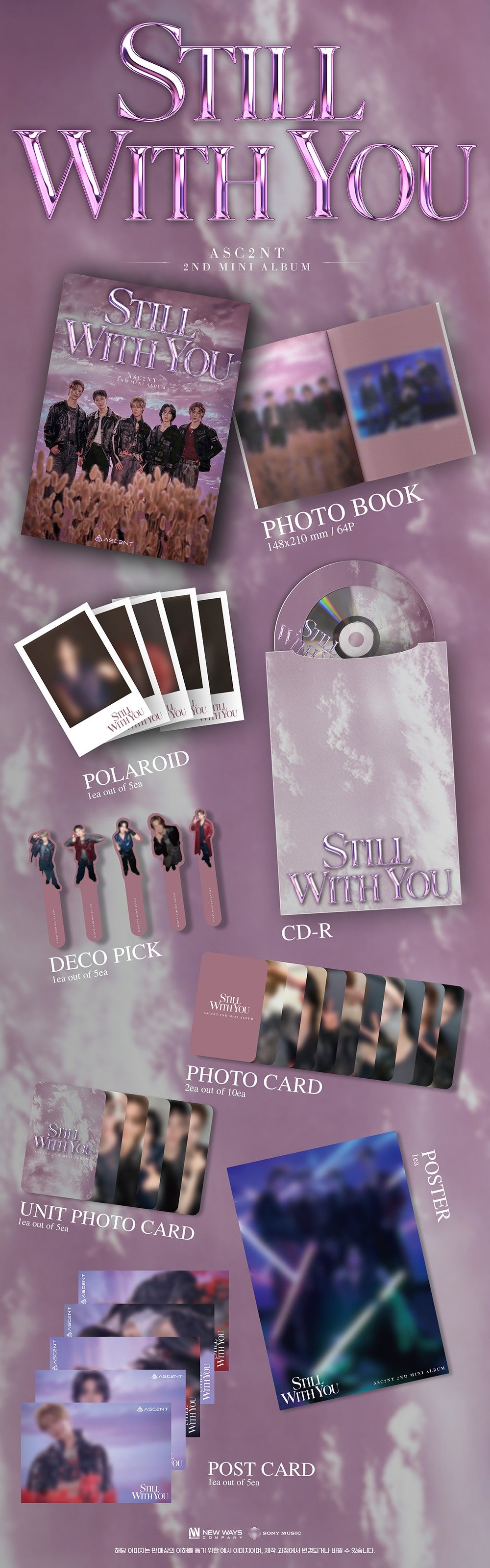 ASC2NT - 2ND MINI ALBUM [STILL WITH YOU] (Photobook)
