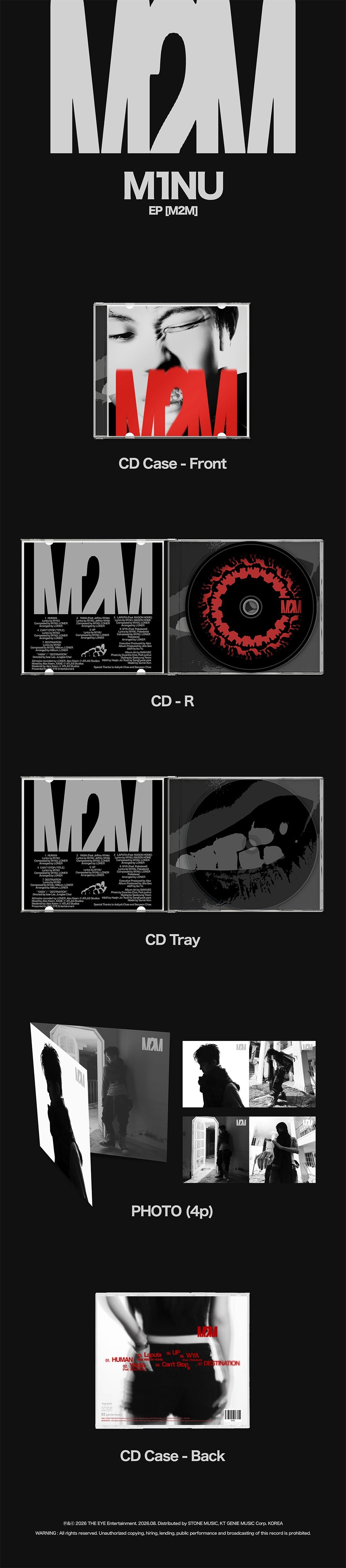 M1NU M2M K-pop album - afbeelding 2
