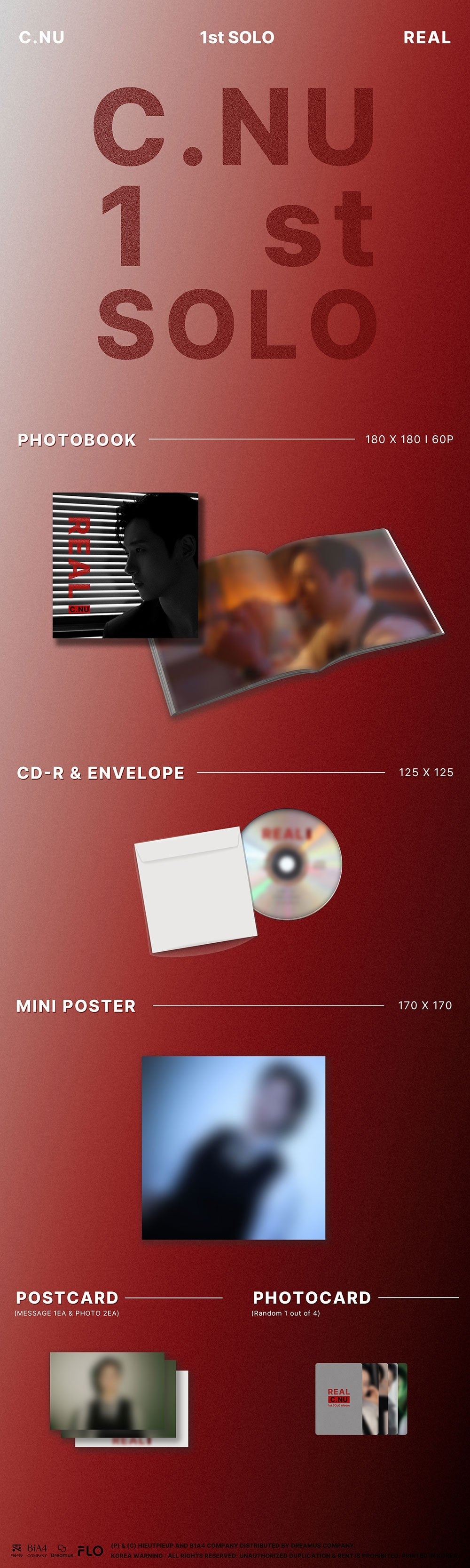 C.NU REAL K-pop album - afbeelding 2
