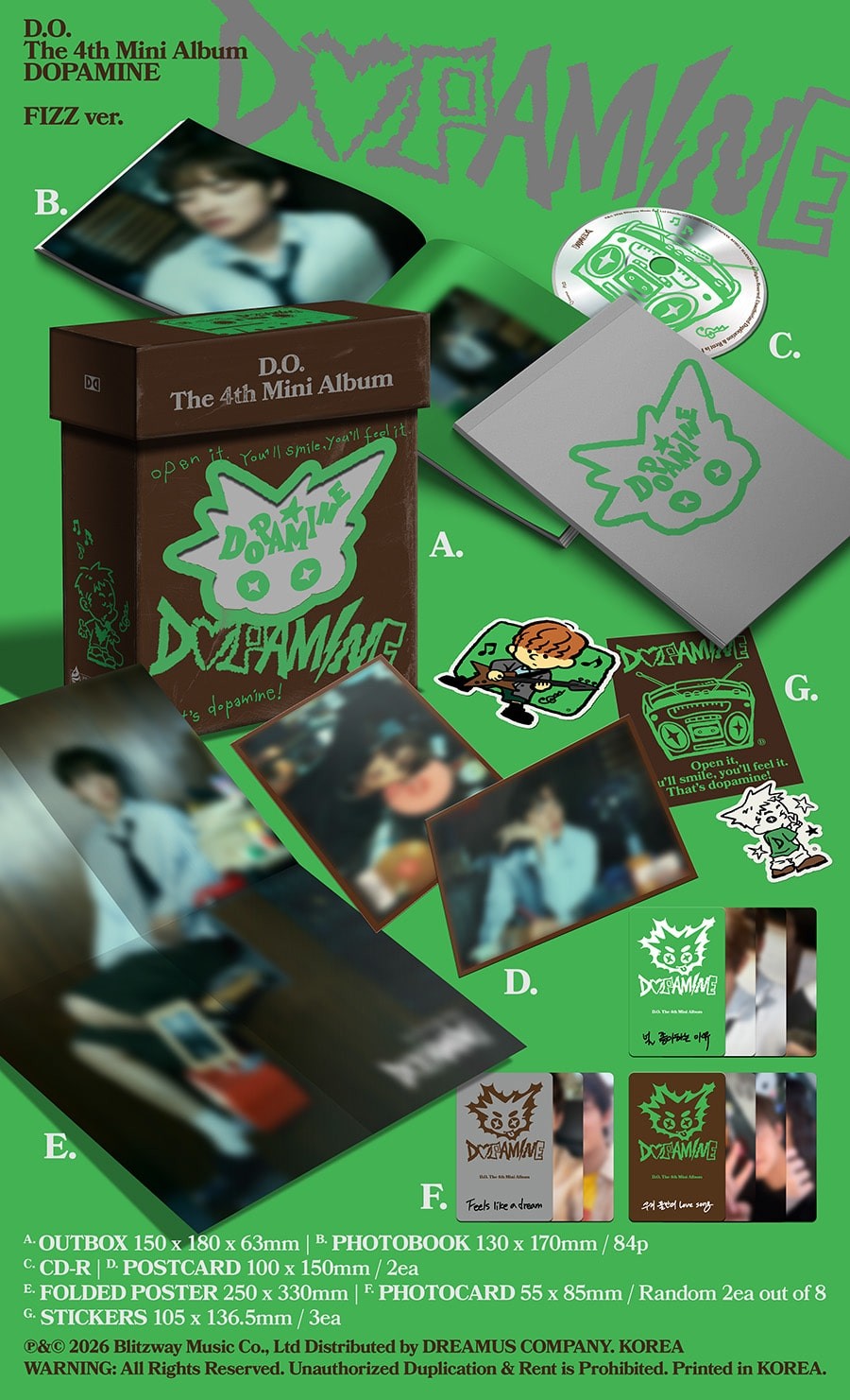 D.O DOPAMINE K-pop album - afbeelding 2