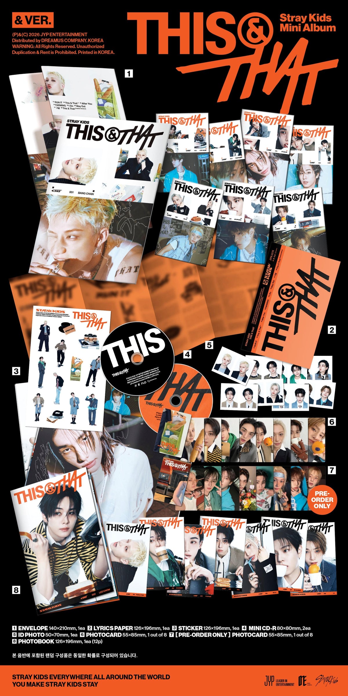 Stray Kids THIS & THAT & VER. K-pop album - afbeelding 2