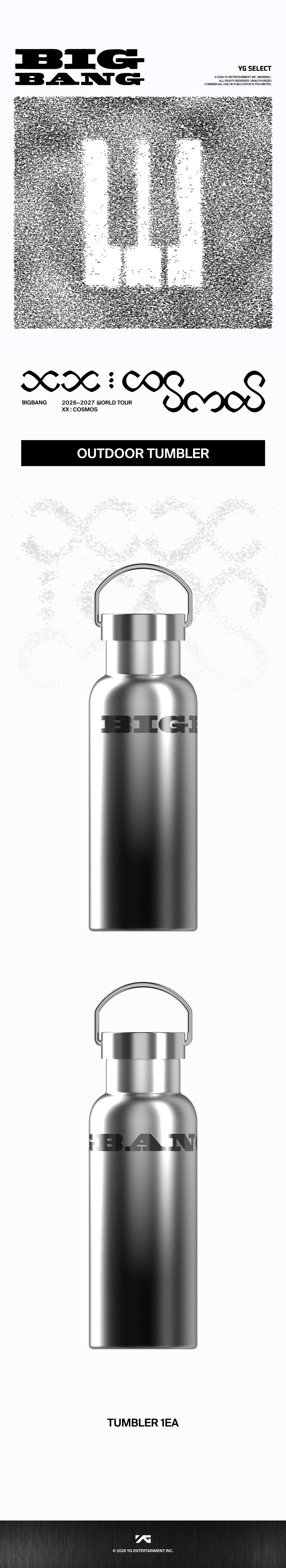 BIGBANG COSMOS – BIGBANG OUTDOOR TUMBLER K-pop merchandise - afbeelding 2