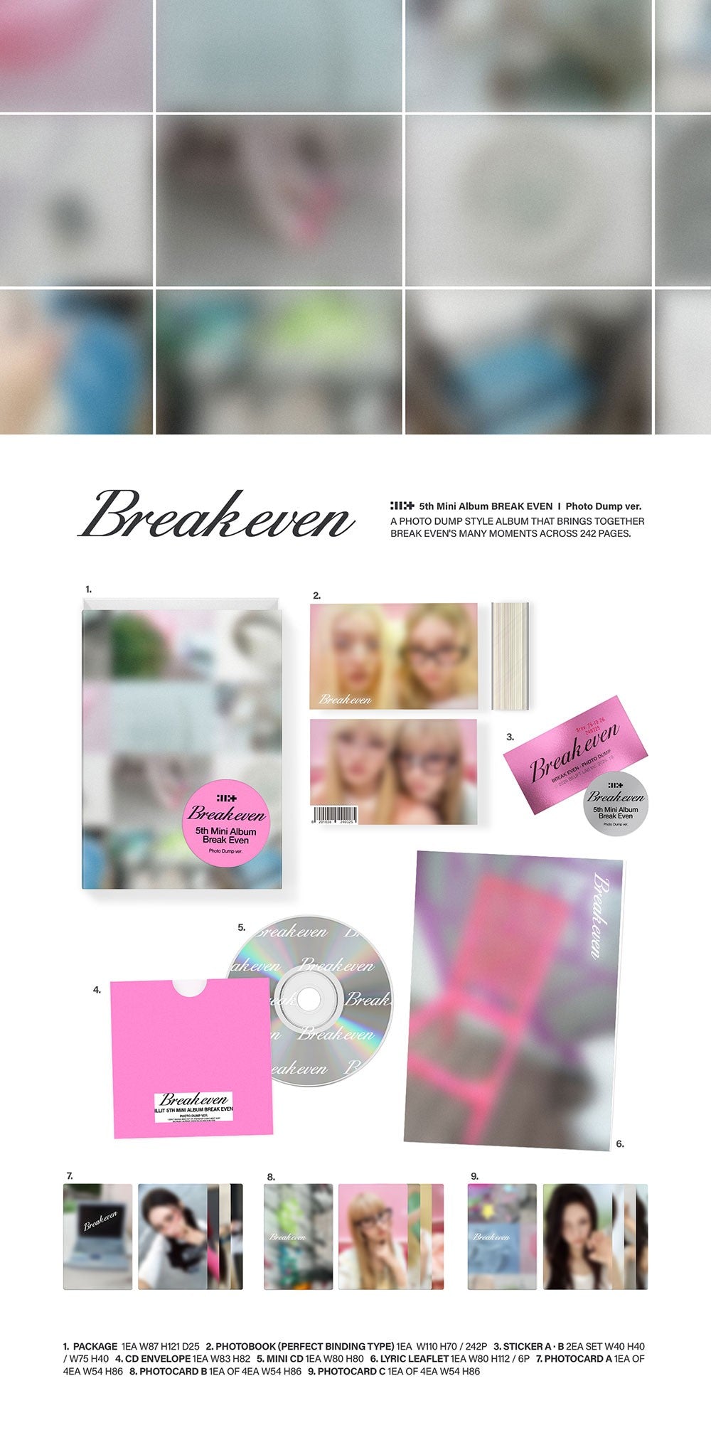 ILLIT Break Even Photo Dump K-pop album - afbeelding 2