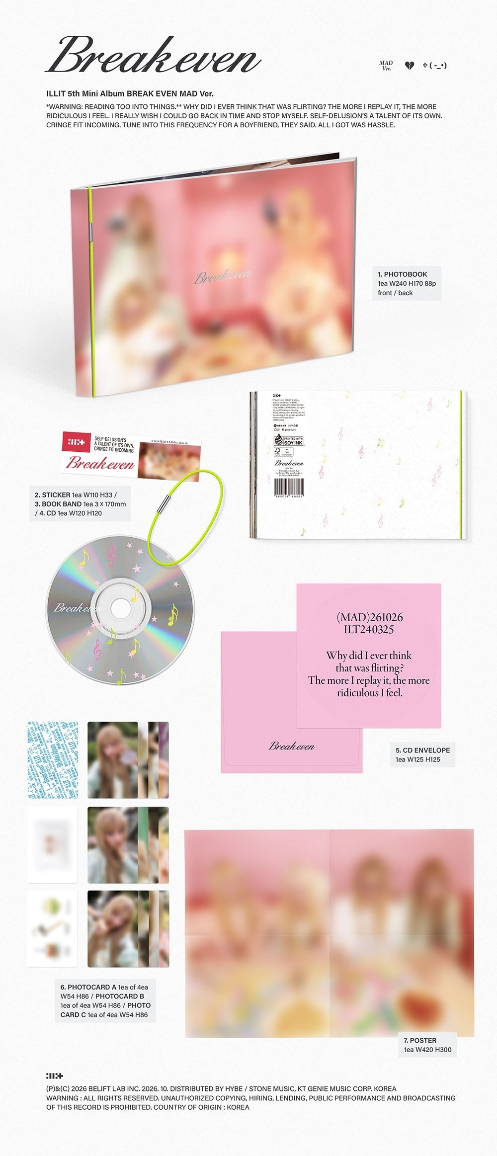 ILLIT Break Even Photobook K-pop album - afbeelding 4