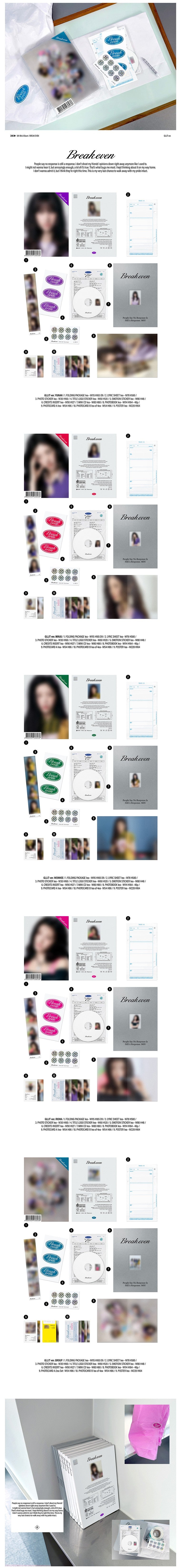 ILLIT BREAK EVEN GLLIT Ver. Weverse POB productdetails