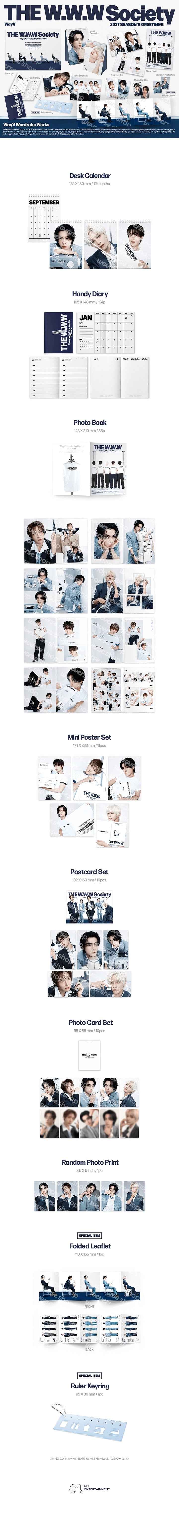Inhoud van WayV 2027 SEASON'S GREETINGS