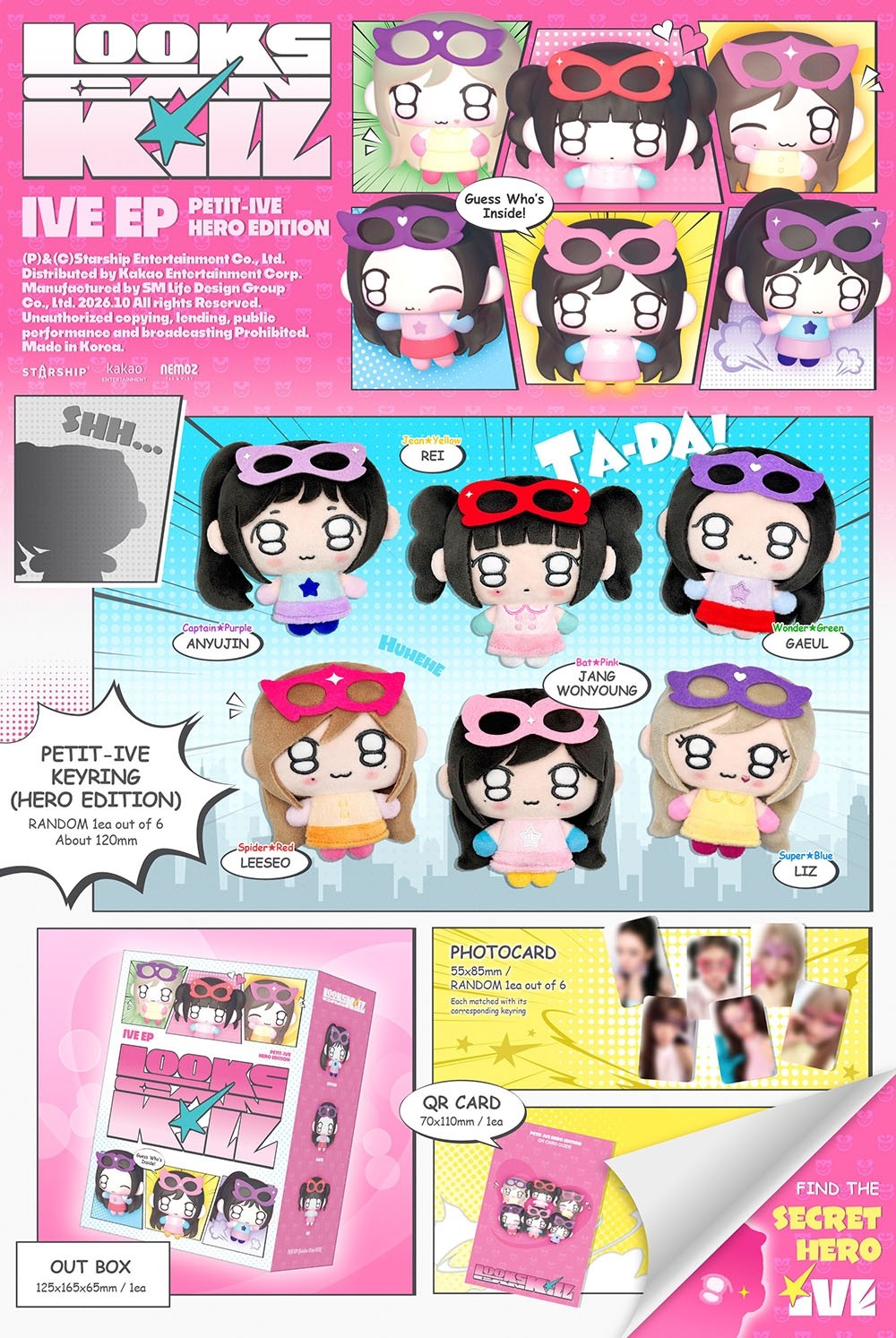 IVE LOOKS CAN KILL PETIT-IVE VER. (LIMITED) K-pop album - afbeelding 2